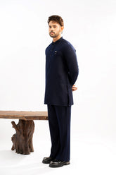 Navy Blue Farshi Set