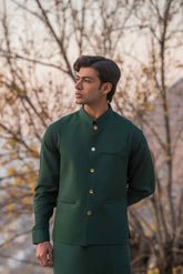 Forest Green Waistcoat
