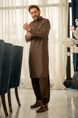 Chocolate Brown Kameez Shalwar