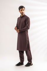 Burgundy Kameez Shalwar