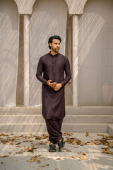 Deep Purple Kameez Shalwar