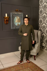 DEEP GREEN KURTA PAJAMA