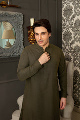 DEEP GREEN KURTA PAJAMA