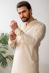 PEARLED IVORY KAMEEZ SHALWAAR