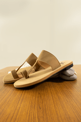 Camel Brown Sueded Kolhapuri