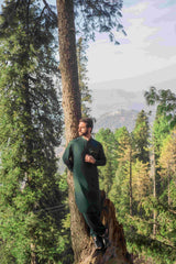 Forest Green Designer kameez Shalwar
