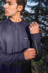 Navy Blue Designer kameez shalwar