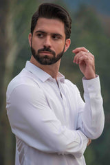 Classic White Kameez Shalwar