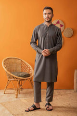 GRAPHITE GRAY KURTA PAJAMA