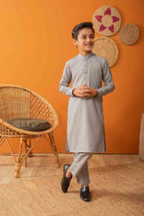 GRAY KURTA PAJAMA