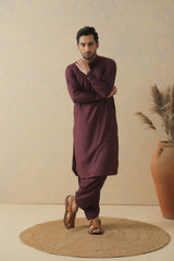 Maroon Kameez Shalwar