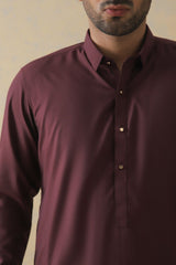 Maroon Kameez Shalwar