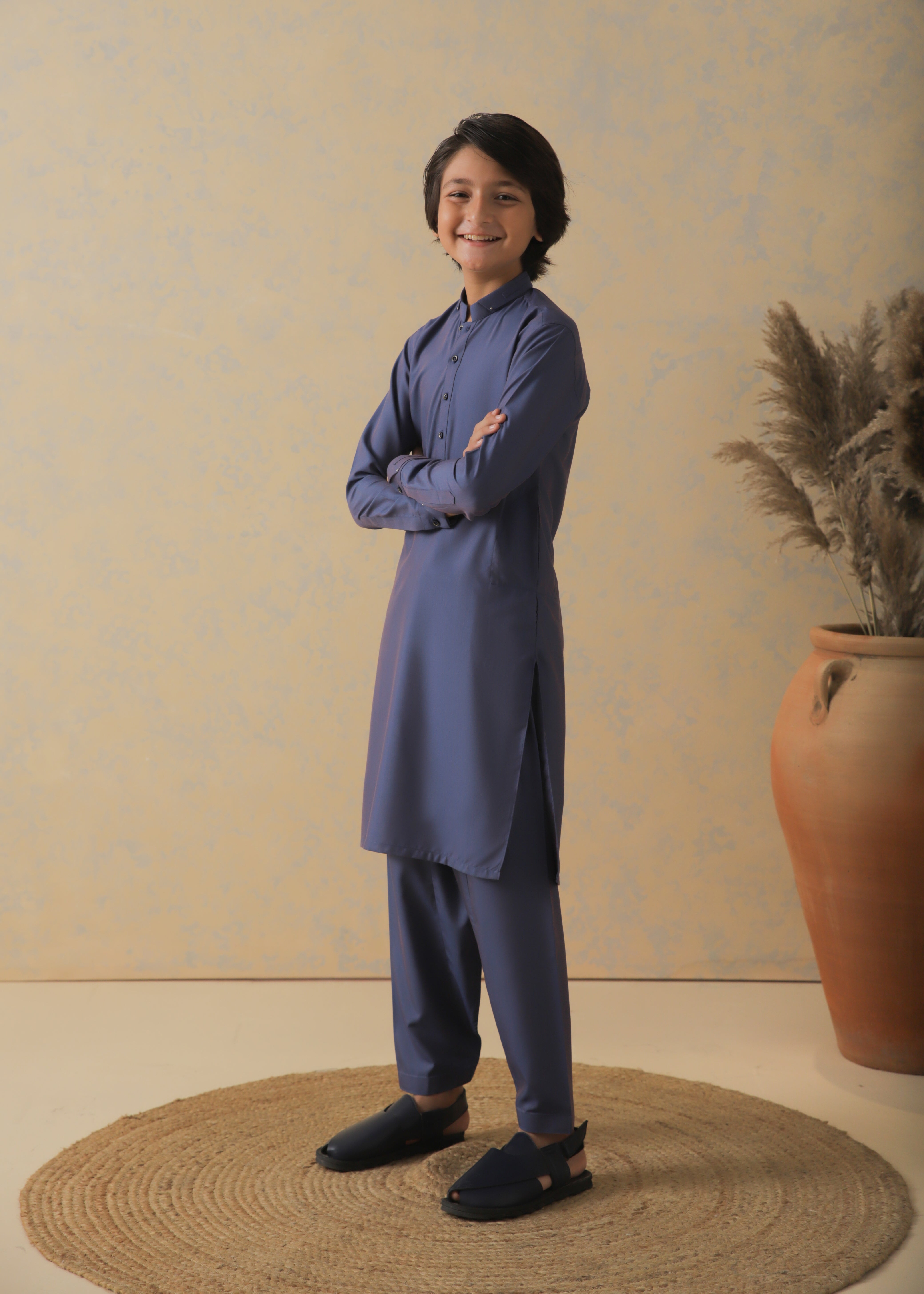 Twilight Blue Kameez Shalwar