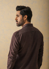 Maroon Two-Tone  Kameez Shalwar