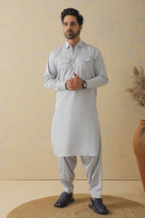 Light Gray Kameez Shalwar