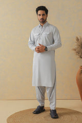 Light Gray Kameez Shalwar