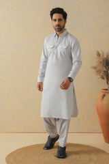 Light Gray Kameez Shalwar