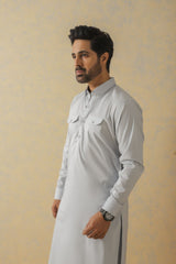 Light Gray Kameez Shalwar