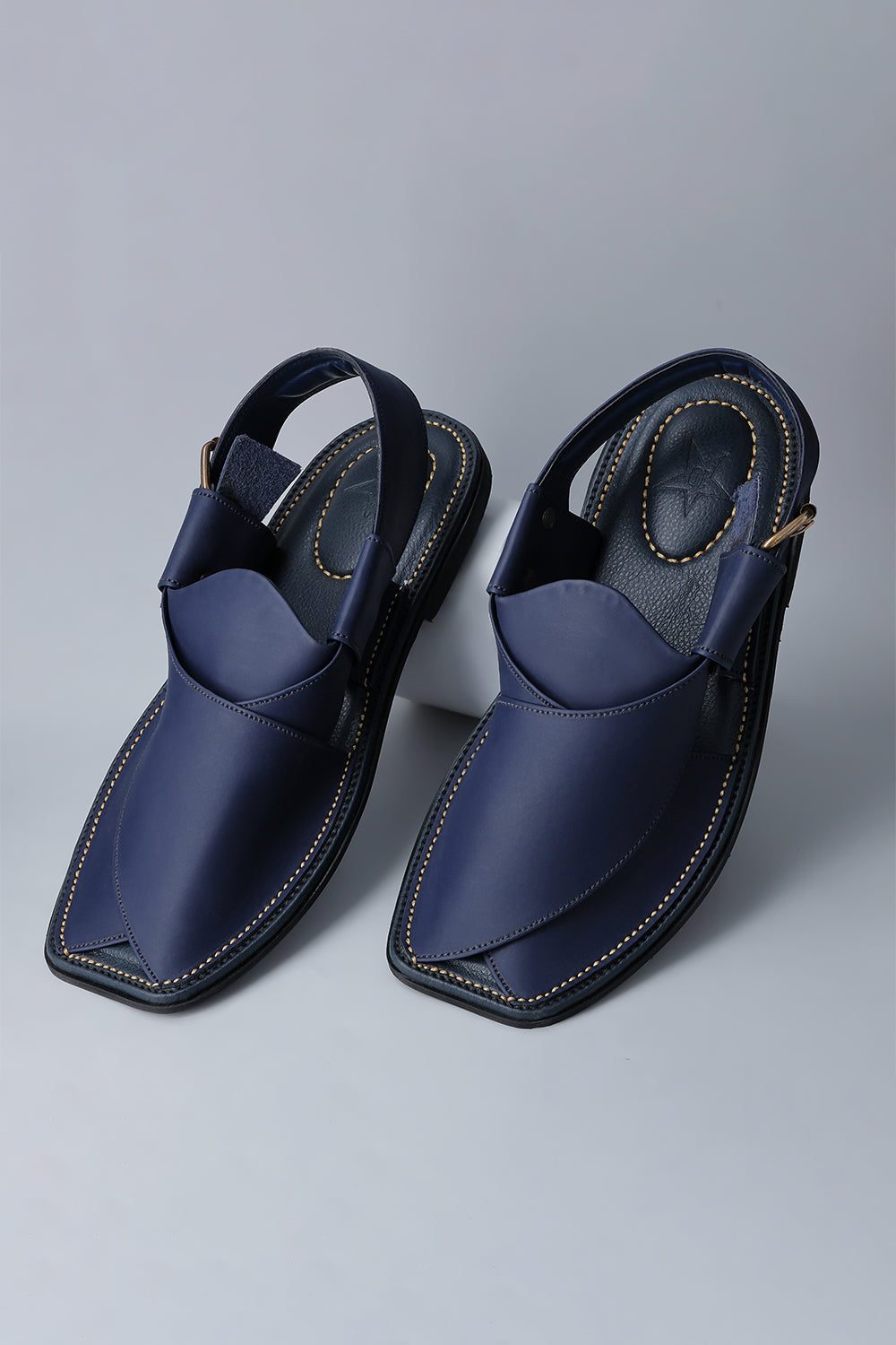 MATT INDIGO PESHWARI CHAPPALS