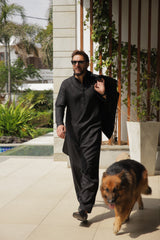 BLACK KAMEEZ SHALWAR