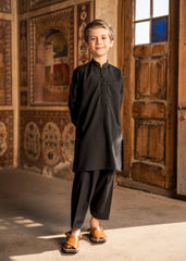 KID'S BLACK KAMEEZ SHALWAR