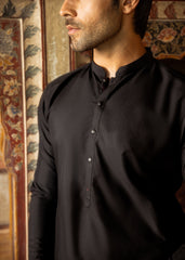 JET BLACK KAMEEZ SHALWAR